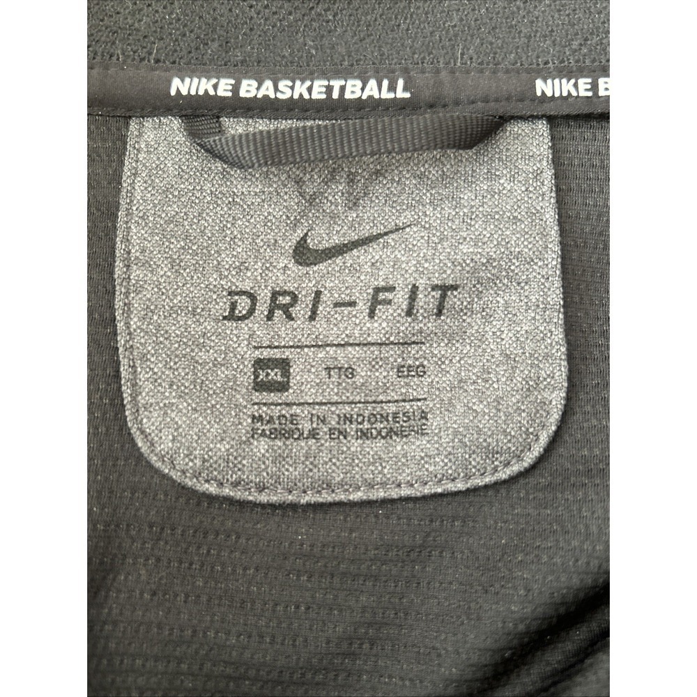 Nike Hyper Elite Dry Basketball Jacket Grey Black 2XL Sports Gym Athletic - Picture 7 of 10